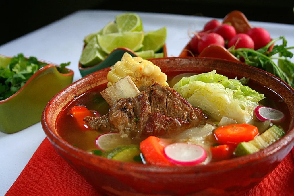 just like that you have your tasty caldo de res Poderosas. Let your taste buds have their moment of warmth and comfort. 