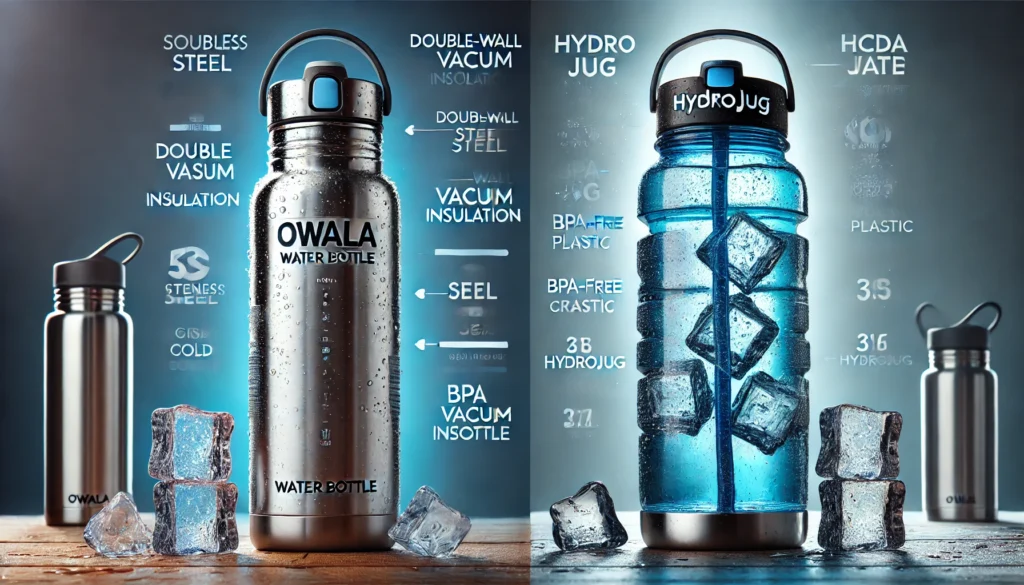 Choose Between Owala Water Bottle and HydroJug